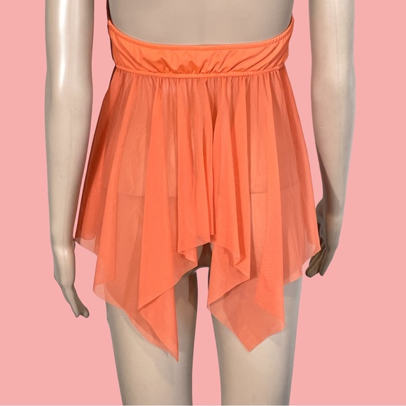 Venus Vintage HalterTop Swimwear Handkerchief Fairycore Coquette Beach Size 8 - Picture 4 of 7